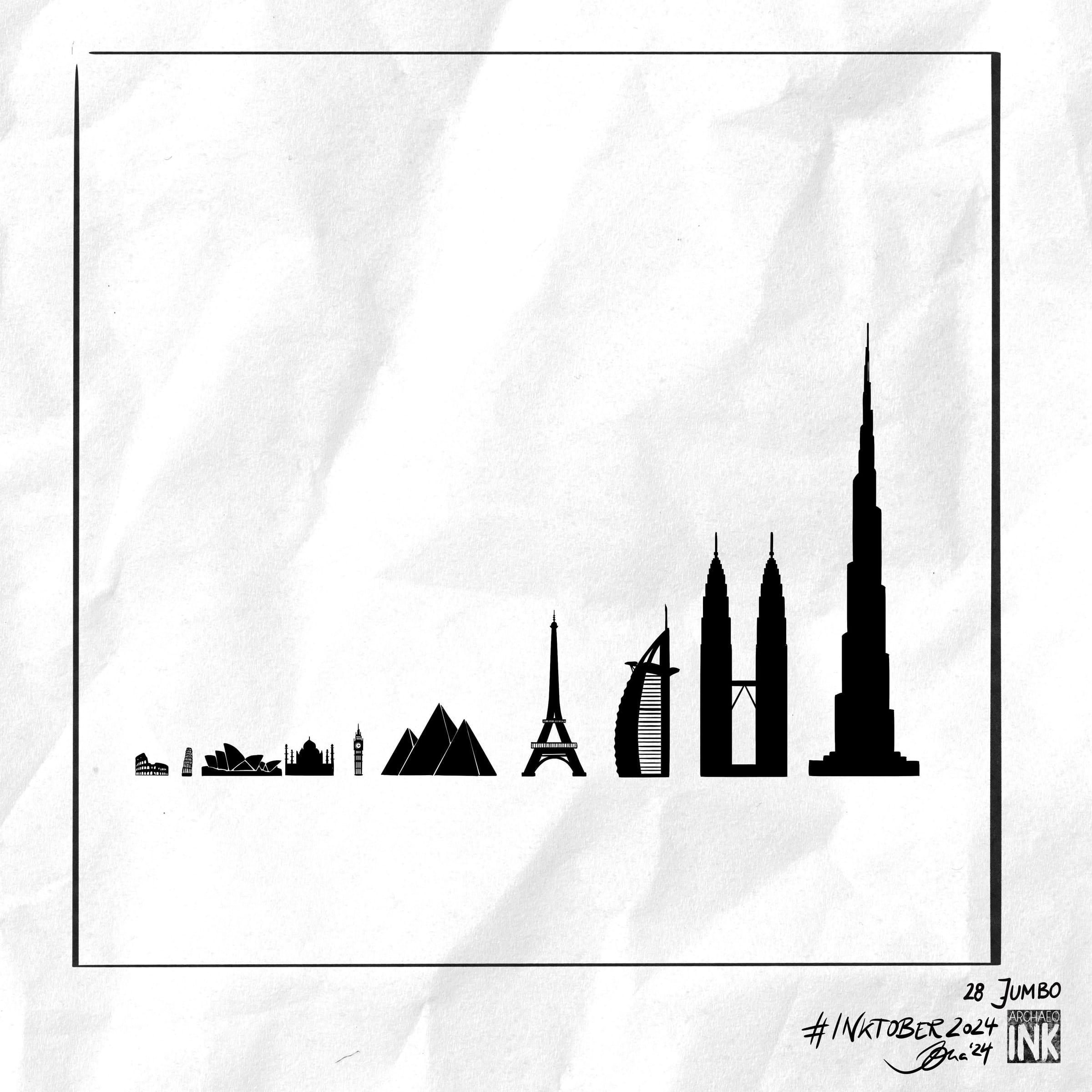 archInk 2024 – Day 28 archaeological ink drawing