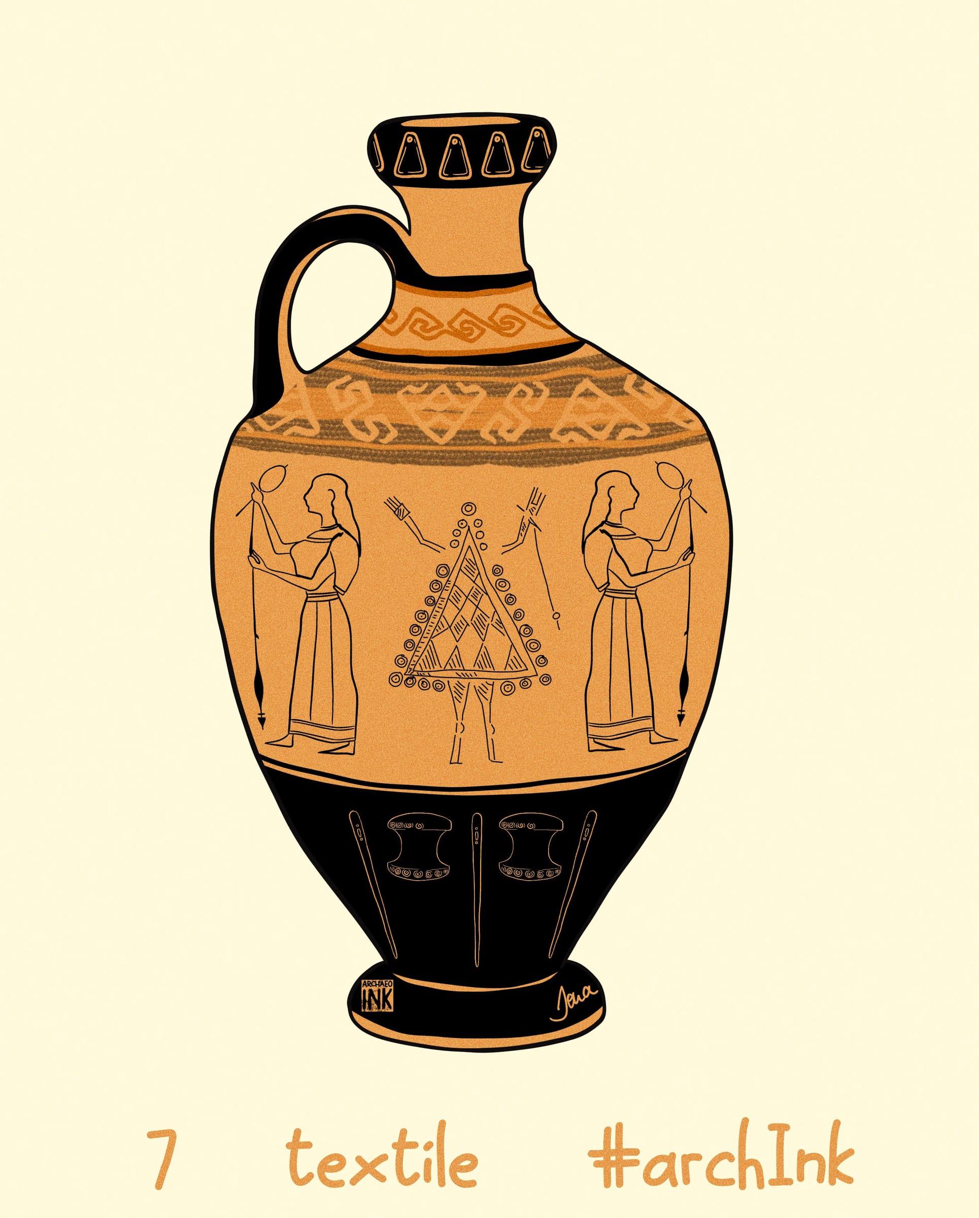 archInk 2025 – Day 7 archaeological ink drawing