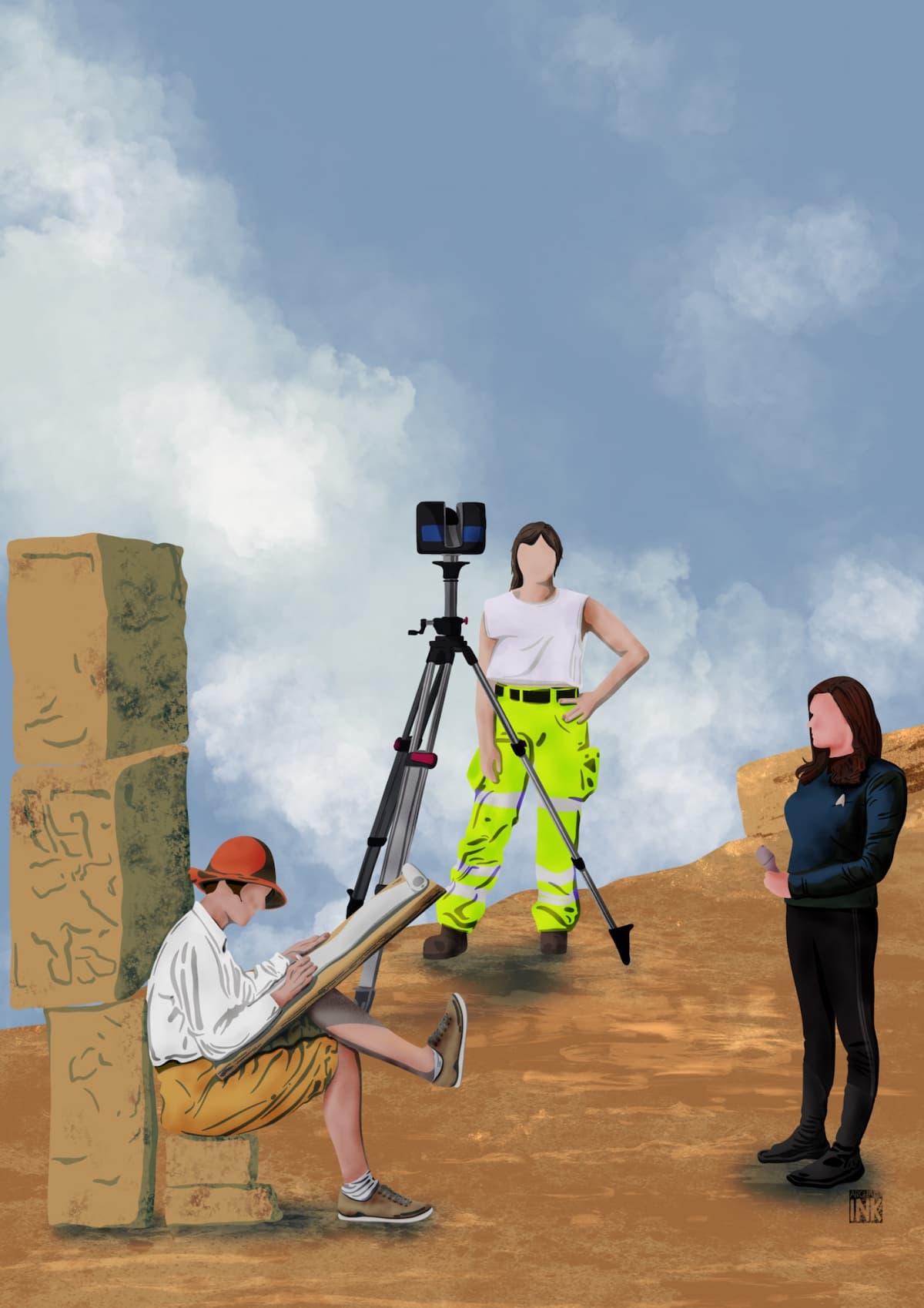 Female Archaeologist Through Time