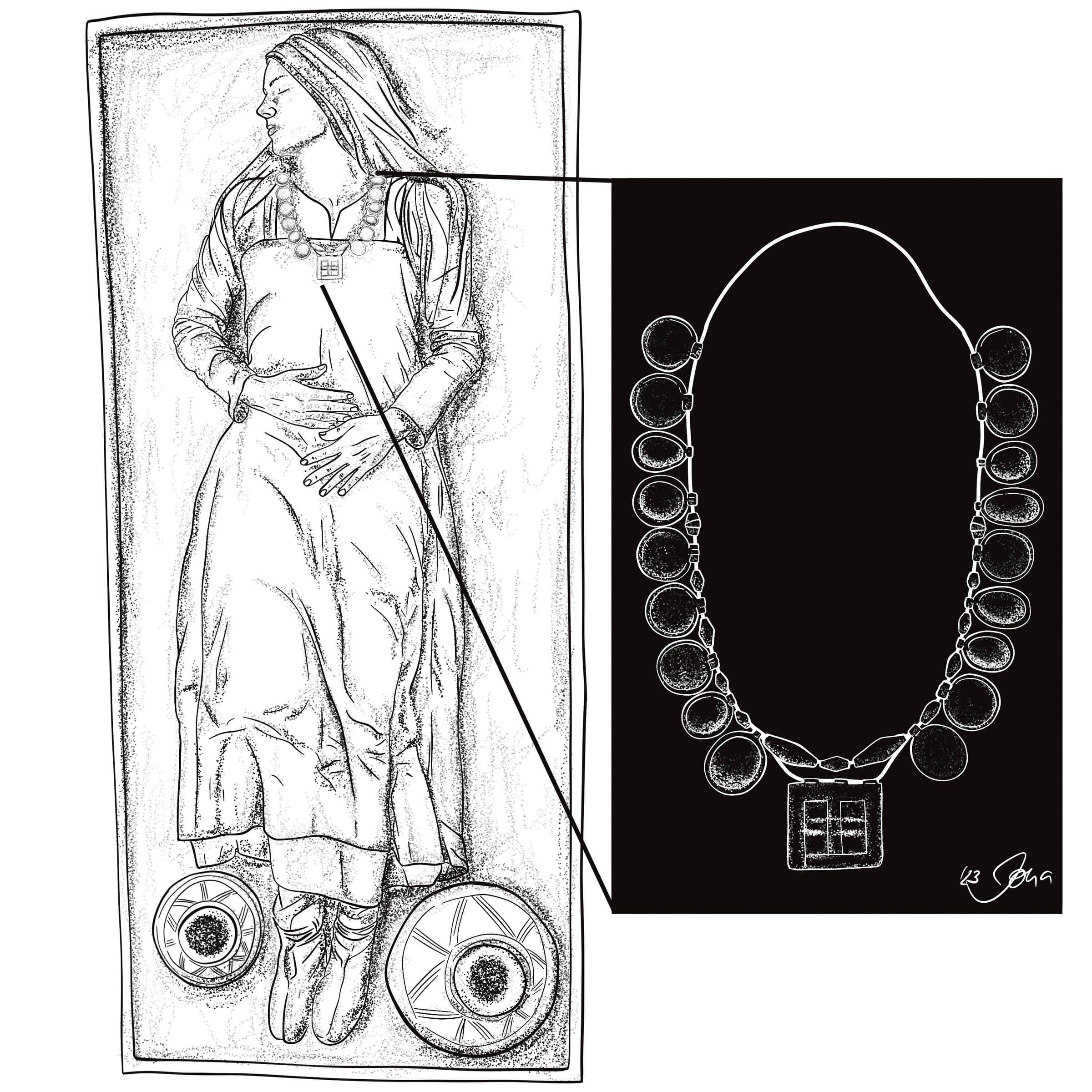 Female Burial Reconstructon