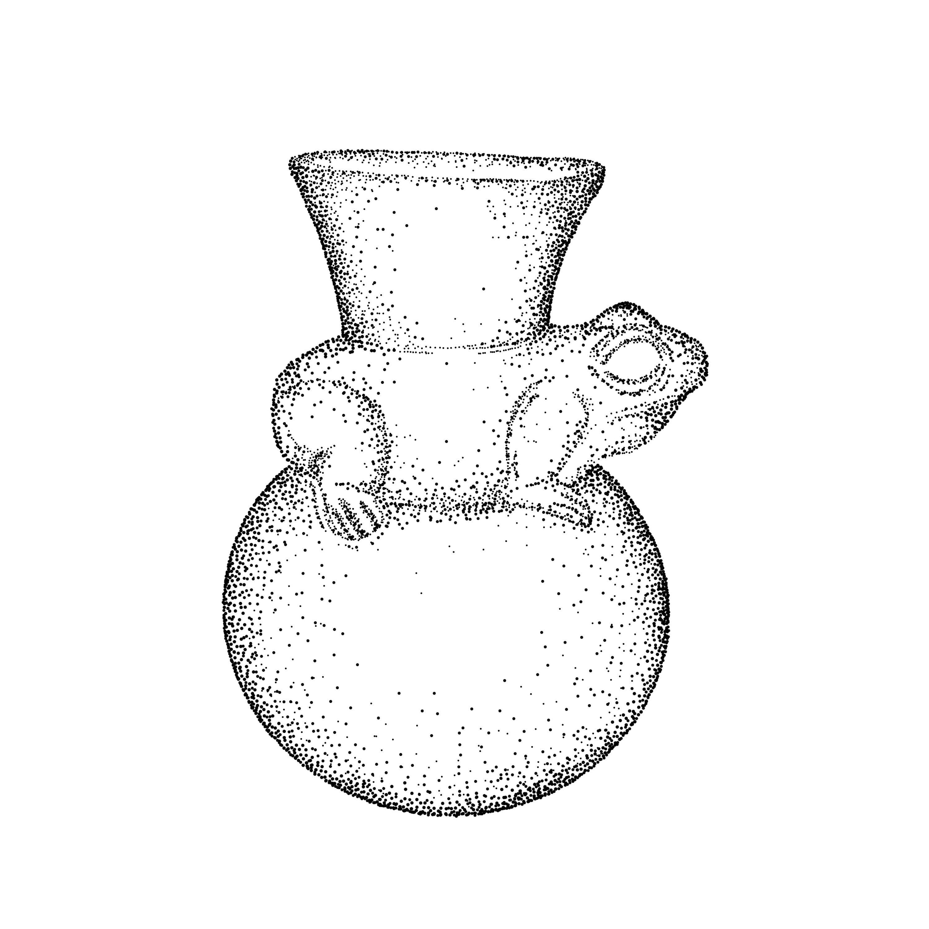 Frog Vessel Stippled