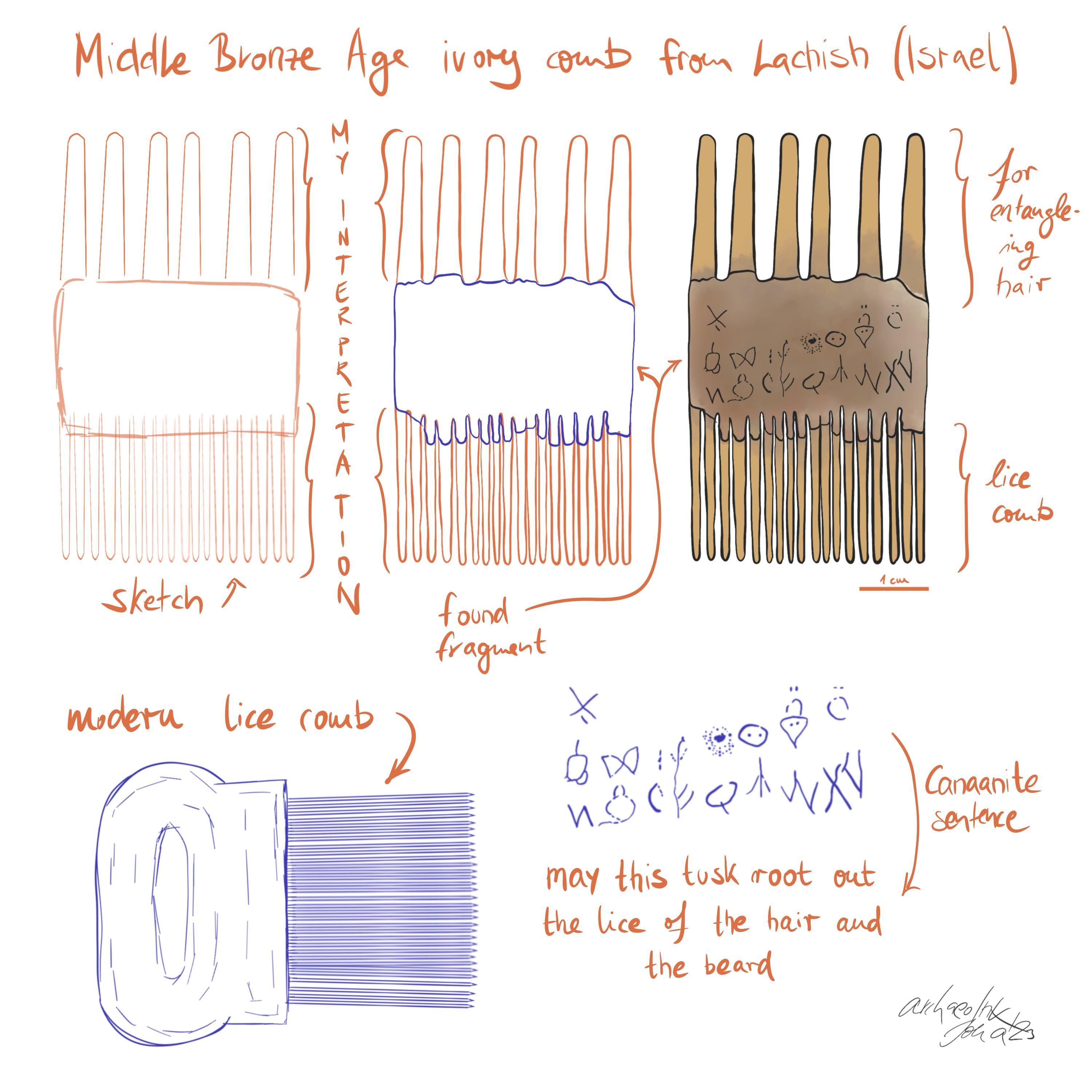 Middle Bronze Age Ivory Comb