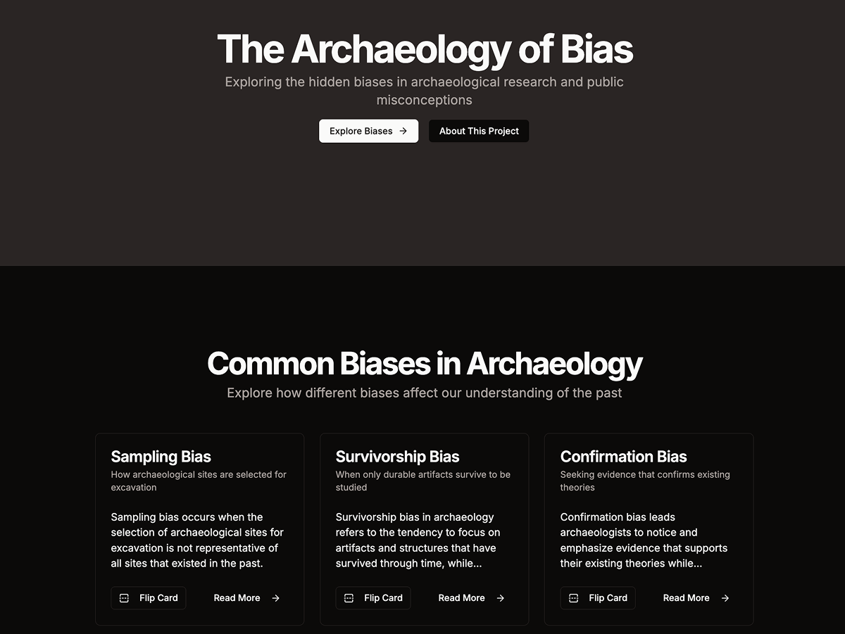The Archaeology of Bias