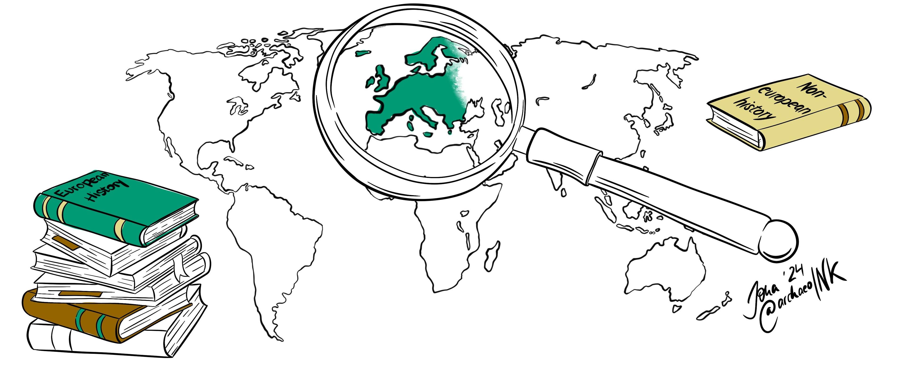 Eurocentrism bias illustration